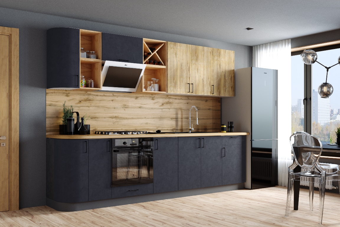 Кантри (Бетон темный)