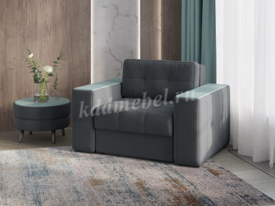 Кресло-кровать Виконт (Серый/Бриз)