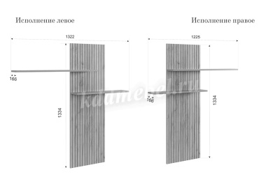 Надстройка Моди (Дуб крафт золотой)