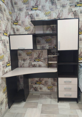 Стол компьютерный №6 (Венге/Дуб белфорт)