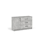 Комод Чикаго 1д 3 ящ (Ателье светлый)
