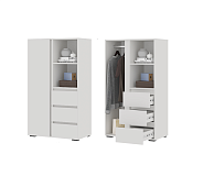 Шкаф Хелен ШК 03 (Шагрень белый)