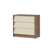 Комод Рейн 800 (Дуб крафт табачный/Кашемир)