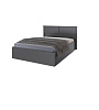 Кровать Толедо 1.4 с настилом ДСП 2С (Графит серый)