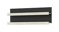 Навесная полка Соната НПС-1200 (Дуб крафт белый/Антрацит)
