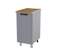 Шкаф нижний глубокий Г4Р кухня Танго без столешницы (Белый/Ваниль глянец)