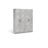 Шкаф 4д 2ящ. Чикаго (Ателье светлый)