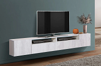 Тумба под ТВ Прага (Белый/Бетон пайн белый)