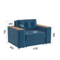 Кресло кровать Виконт_Атлантида