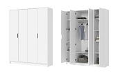 Шкаф Руна 4-х створчатый (Белый)