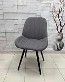 Стул Винсент (Конус черный/Велюр Графитовый) тип 2