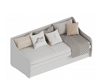 Кровать Модерн 0.9  c подъемным механизмом (Белый лофт)