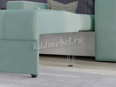 Кресло-кровать Виконт (Мятный/Холст белый)