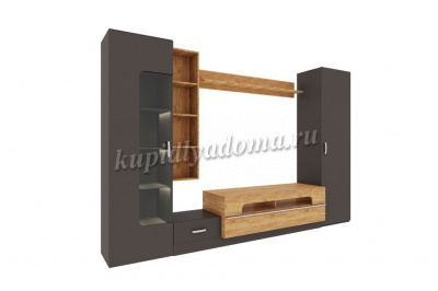 Гостиная Лофт-20 (Бронзовый век/Дуб Крафт)