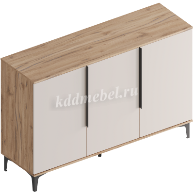 Комод Сицилия 3-ств. (Дуб альпийский/Тефия)