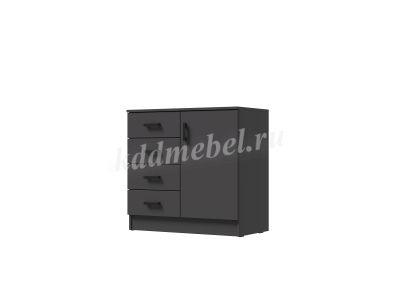 Комод К800 1Д (Графит)
