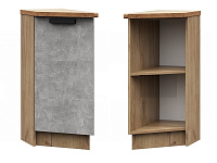 Шкаф нижний ШНТ 300 Кухня Индира (Лофт Оникс) БЕЗ СТОЛЕШНИЦЫ