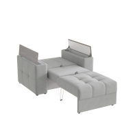 Диван кровать Нави_открытый_Светлсерый