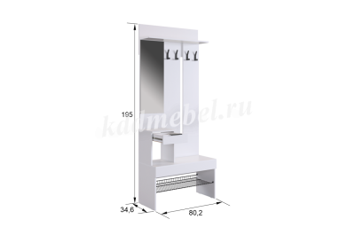 Прихожая К6 Баско (Кашемир/Дуб крафт золотой)