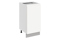 Шкаф рабочий Фьюжн 42.35 L400 левый (1 дв. гл.) (Белый эмаль)