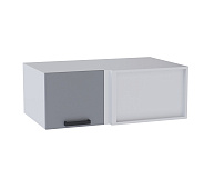 Шкаф верхний горизонтальный глубокий угловой УВГ кухня Контемп (Дуб сонома/Грей-софт)