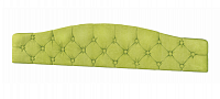 Спинка мягкая велюр с пуговицами (Лайм)