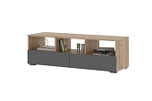 Тумба ТВ Хелен ТБ 02 (Крафт золотой/Графит серый)