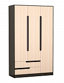 Шкаф 3-х створчатый Гавана (Венге/Дуб молочный)