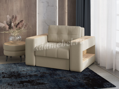 Кресло-кровать Доро (Бежевый/Дуб канадский)