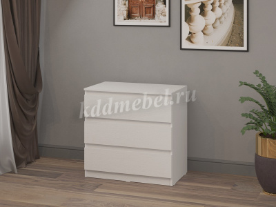 Комод Эра 800 (Белый текстурный)