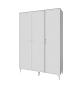 Шкаф 3-х створчатый Толедо ТШ-23 (Белый)