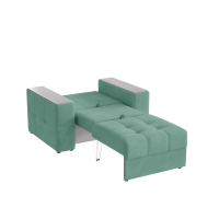 Кресло кровать Виконт открытый_Мятный