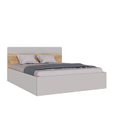 Кровать Вегас 1.6 с ортопедическим основанием (Кашемир/Дуб крафт золотой)