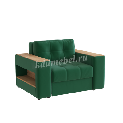 Кресло-кровать Доро (Изумруд/Дуб канадский)