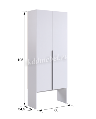 Шкаф 2дв. Баско L800 (Кашемир)