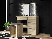 Косметический стол с подсветкой Сура (Дуб сонома)
