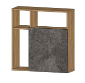 Секция навесная Даллас (Дуб вотан/Цемент темный)