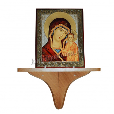 Полка под икону Вита (Дуб беленый)