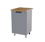 Шкаф нижний 5Р кухня Контемп без столешницы (Дуб сонома/Индиго)