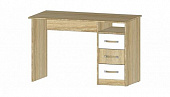 Стол Буратино с ящиками (Дуб сонома/Белый)