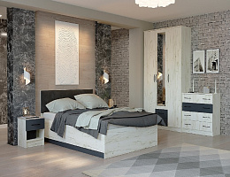 Беатрис (Крафт белый/Антрацит)