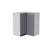 Шкаф верхний угловой УВП2 кухня Кантри (Белый/Бетон светлый)