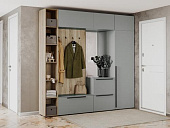 Прихожая  Люмьер вариант №6/1 (Шиншилла серая)