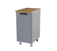 Шкаф нижний глубокий Г4Р кухня Григгс без столешницы (Белый/Дуб канадский)