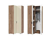 Шкаф угловой Соната (Дуб крафт табачный/Керамика)