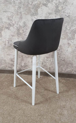 Стул полубарный Ками (Серо-дымчатый/Белый)