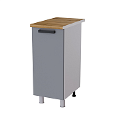 Шкаф нижний 3Р кухня Нагано без столешницы (Белый/Кашемир)