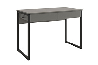 Стол письменный Юниор (Графит/Черный муар)