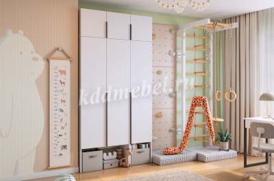 Шкаф 2дв. Баско L800 (Графит)