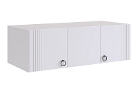 Антресоль Ева  трехдверная 117.01 (Белое дерево/Белый матовый)